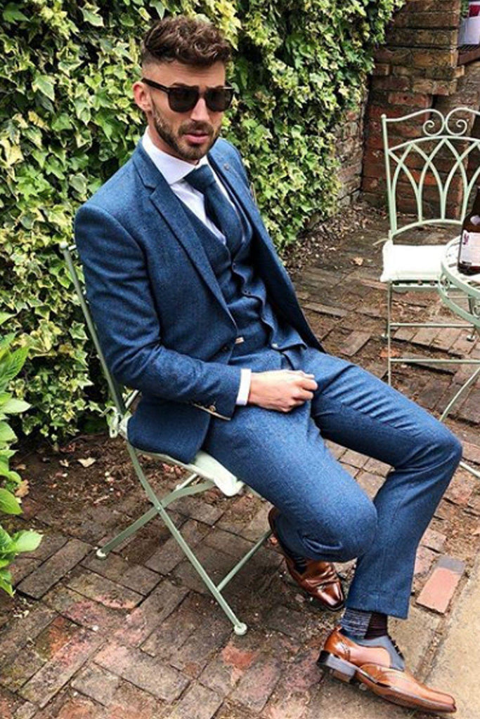 TV Star Jake Quickenden Dion Tweed Check Suit