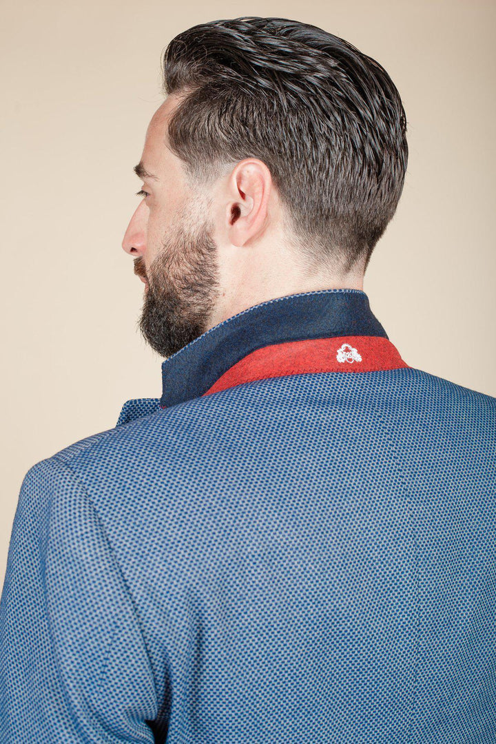 WILSON - Blue Birdseye Blazer